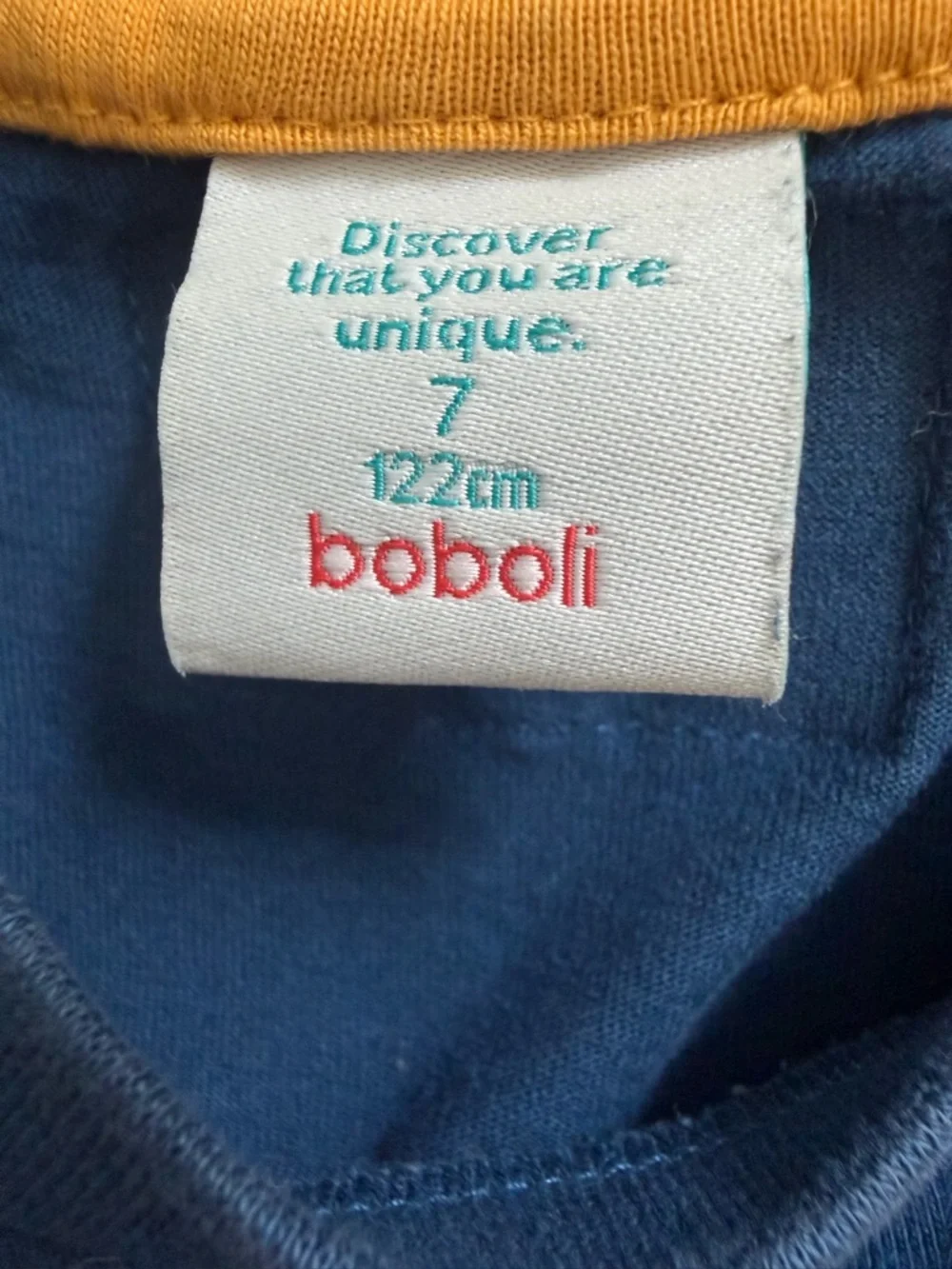 Boboli Navy Blue Long-Sleeve Music Graphic Tee, Size 7,‎ MSRP $35